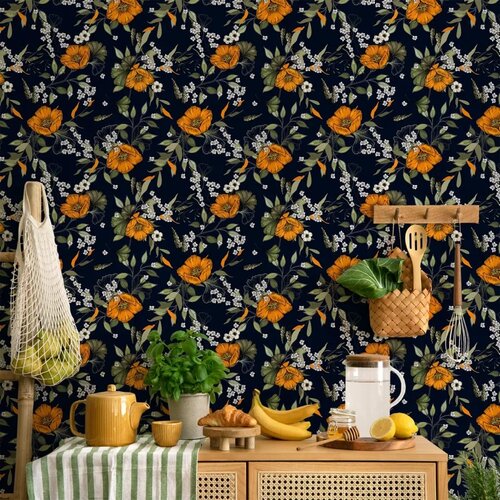 Tapeta - Orange Bloom 50x1000 Standard Slike