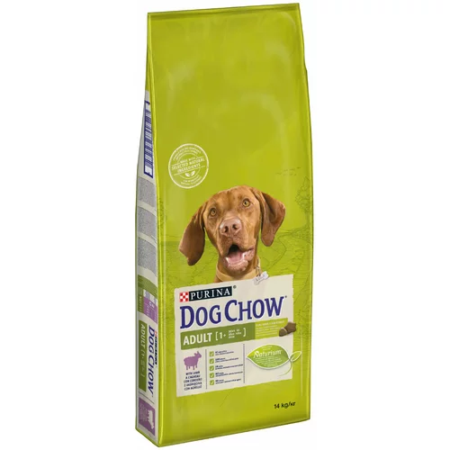 Dog Chow 12 + 2 kg gratis! Purina 14 kg - Adult s janjetinom i rižom