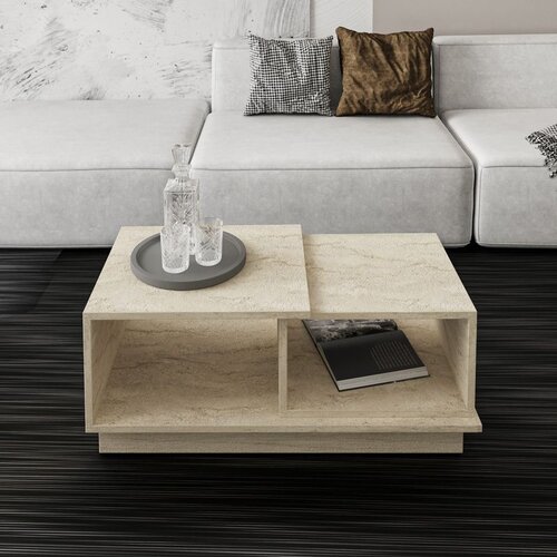 Hanah home stočić za dnevnu sobu consept - travertine travertine coffee table Cene
