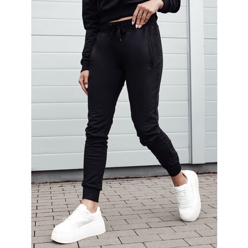 DStreet Spodnie damskie dresowe FITS czarne Slike