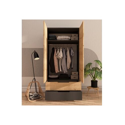 Hanah home Ormar Flora 90, Hrast Slike