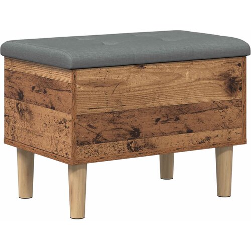  Klupa za odlaganje s jastučićem Drvo hrasta 62 x 42 x 46 cm Slike