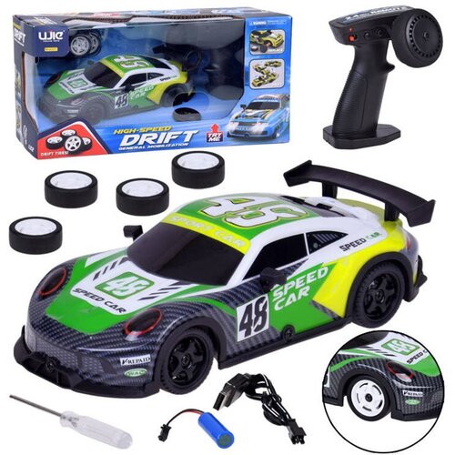 Drift autić Super Racing na daljinski zeleni Slike