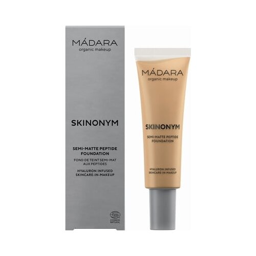 MÁDARA Organic Skincare SKINONYM Semi-Matte Peptide Foundation - 50 Golden Sand Cijene