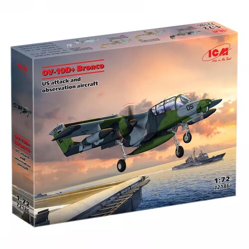 ICM model kit aircraft - OV-10D+ bronco us attack and observation aircraft 1:72 Cene