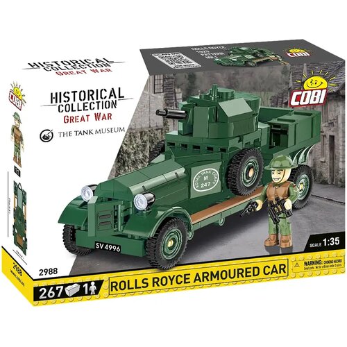 Cobi Toys COBI: Gradbeni komplet oklepnega avtomobila Rolls Royce 1920 Pattern Mk I (2988) Cene