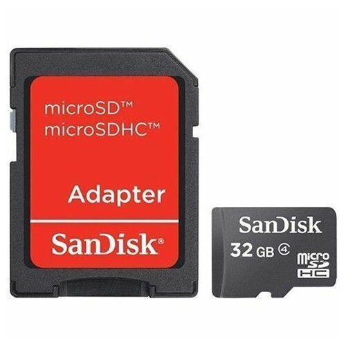 Sandisk MICRO SD 32GB + SD adapter SDSDQB-032G-B35 memorijska kartica Slike