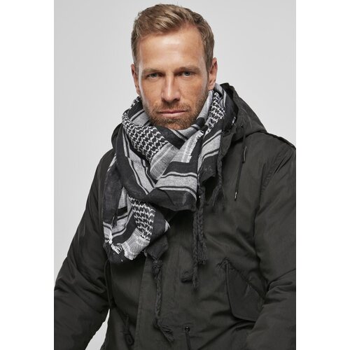 Brandit Shemag Scarf Black/White Cene