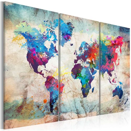  Slika - World Maps: Modern Style 120x80 Cijene
