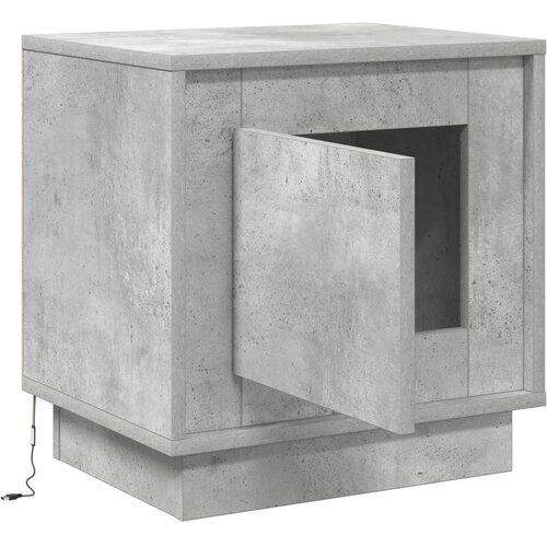  Noćni ormar Betonski sivi 44 x 34,5 x 45 cm Konstruirano drvo Slike