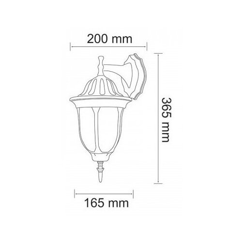  LED spolja&amp;scaron;nje zidno svetlo FLORENCJA 1xE27/10W/230V IP43 Slike
