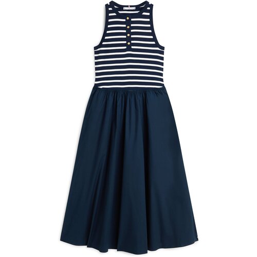 Tommy Hilfiger Obleka temno modra / bela Cene