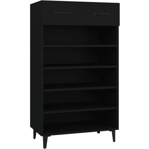 Maison Chic Omarica za obutev - Kopa za čevlje črna 60x35x105 cm konstruiran les, (21776561) Slike