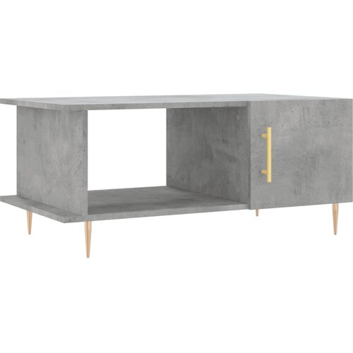 Maison Chic Klubska mizica - kavna mizica - Nizka mizica betonsko siva 90x50x40 cm konstruiran les, (21754874) Cene