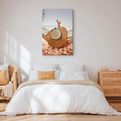  Slika - Hammock on the Beach (1 Part) Vertical 80x120 Premium Print Slike