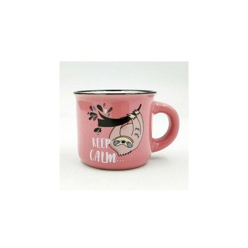  Å olja mini mug keep calm roze Cene