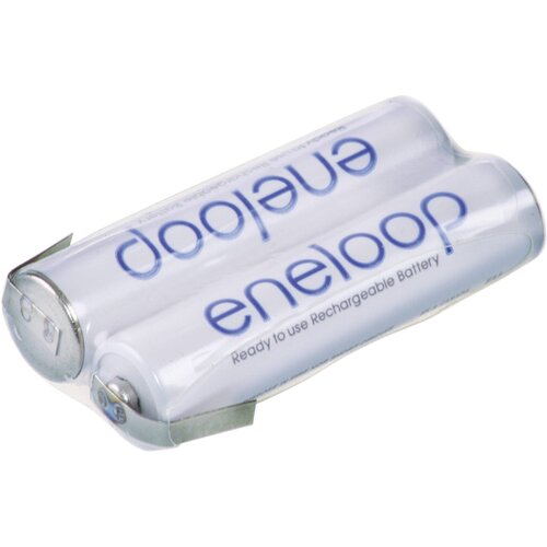 Panasonic Akumulatorski paket Eneloop Micro 2\, 4 V\, Z-spajkalni priključek 800 mAh (D x &amp;Scaron; x V) 21 x 10.5 x 44.5 mm, (20439493) Slike