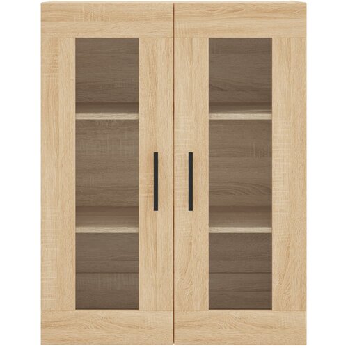  Visoka komoda hrasta sonome 69,5x34x180cm od konstruiranog drva Slike