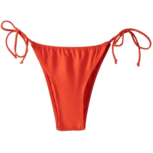 Bershka Bikini hlačke oranžno rdeča