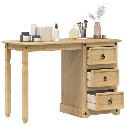 vidaXL Toaletni stolić Corona 110 x 50 x 75 cm od masivne borovine Cijene