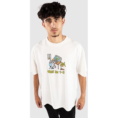 A-Lab Cries In 9-5 Boxy T-shirt blanc white Slike