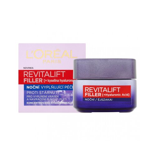 L´Oréal Paris Revitalift Filler nočna krema za polnjenje gub proti staranju 50 ml Cene