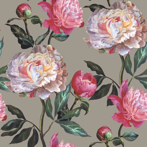 Decoprint Wallcoverings Tapeta Essentials Flowers (2 boje) Slike