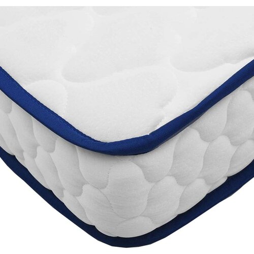 vidaXL Vzmetnica s spominsko peno bela 90x190x17 cm Cene