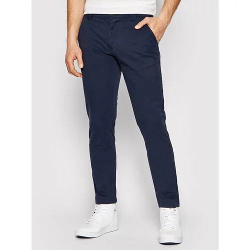 Tommy Jeans Chino hlače Tjm Scanton DM0DM09595 Mornarsko modra Slim Fit