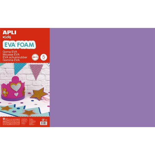 Apli Eva pena vijolična 400x600x2mm 5 kos, (20392913) Cene