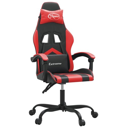 vidaXL Gaming stol črna in rdeča umetno usnje, (21378135) Cene