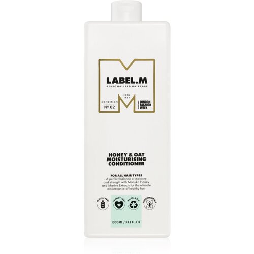 Label.m Honey & Oat vlažilni balzam za vsakodnevno uporabo 1000 ml Cene