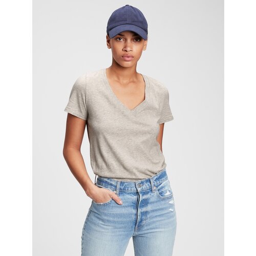 GAP T-shirt 100% organic cotton vintage v-neck t-shirt Slike