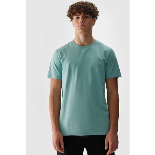 4f Men's Plain T-Shirt Regular - Mint Slike