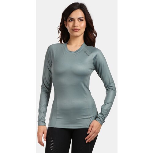 Kilpi Women&amp;#039;s functional long-sleeved T-shirt SPOLETO-W KHAKI Slike