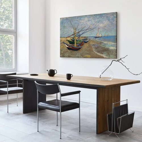  Slika - Vincent van Gogh – Fishing Boats on the Beach 30x20 Akustična Cene