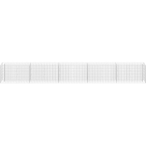  Gabionska sadilica od pocinčanog čelika 450 x 30 x 60 cm Slike