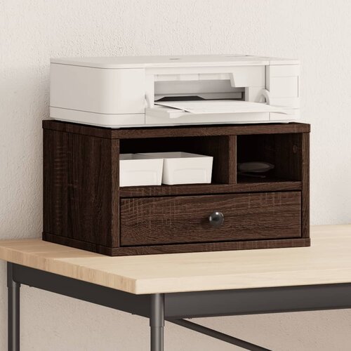 vidaXL Stalak za pisač boja hrasta 40x32x22,5 cm konstruirano drvo Cijene