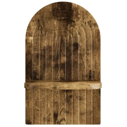  Zidna polica 2 kom. Dimljeni hrast 23 x 13 5 x 37 5 cm - Dimljeni hrast 23 cm Slike
