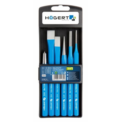 Hogert Set dlet in 6-delni luknjač CrV, (22113587) Slike