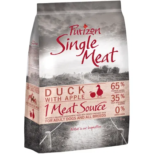 Purizon Single Meat Adult patka s jabukom bez žitarica - 1 kg