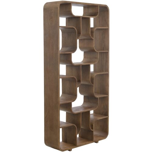 Light & Living Regal od masivnog manga u tamnoj prirodnoj boji 100x200x30 cm Labare &ndash; Cijene