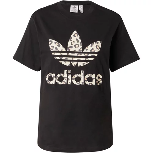 Adidas Majica bež / ecru / črna