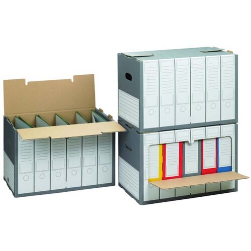 Fellowes kutija za arhiviranje sa poklopcem smartbox pro siva Cene