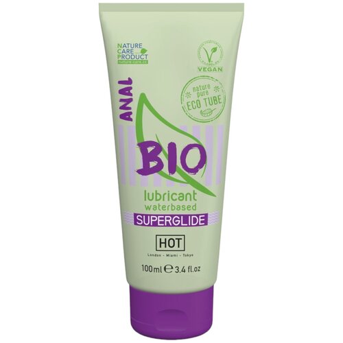 Hot BIO Superglide Anal - veganski analni lubrikant na vodni osnovi (100ml) Cene