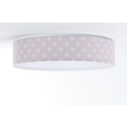  LED prigu&amp;scaron;iva svetiljka GALAXY KIDS LED/24W/230V sa zvezdicama roze/bela + daljinski upravljač Slike