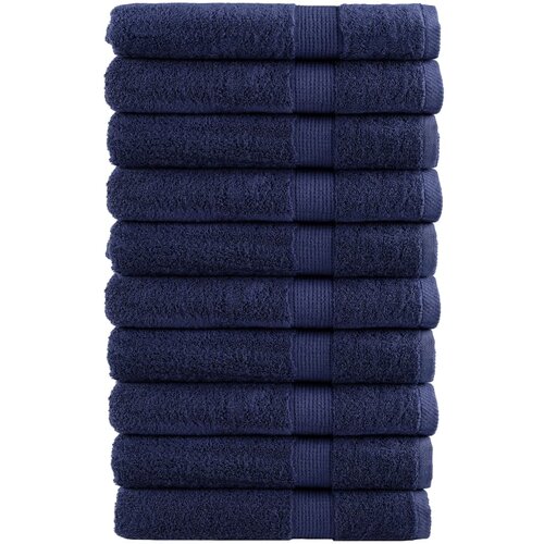 vidaXL Premium brisače za savno SOLUND 10 kos modra 80x200 cm 600 g/m2, (21410055) Cene