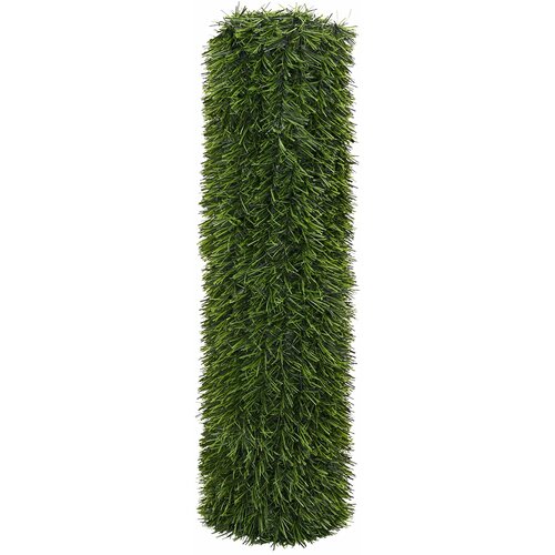  Umjetna ograda Svijetlo zelena 1 x 5 m PVC i čelik Slike