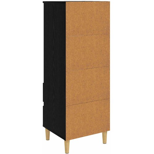  Highboard Crni hrast 40 x 36 x 110 cm Konstruirano drvo Slike