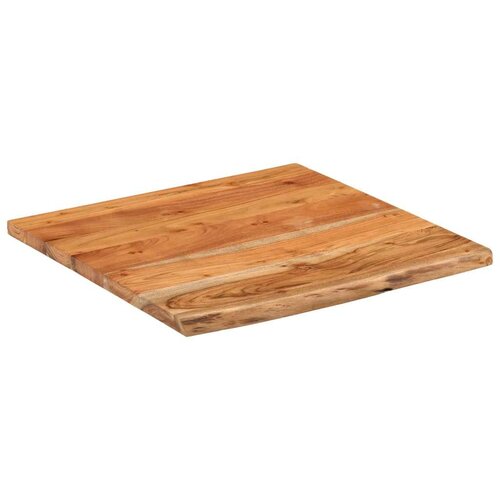 VidaXL Zidna polica 40x40x3,8 cm četvrtasta od bagrema sa živim rubom Slike
